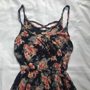 Hollister Floral Tie Dress